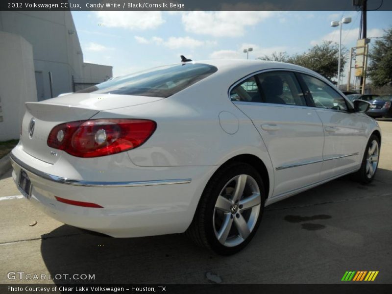Candy White / Black/Cornsilk Beige 2012 Volkswagen CC Lux