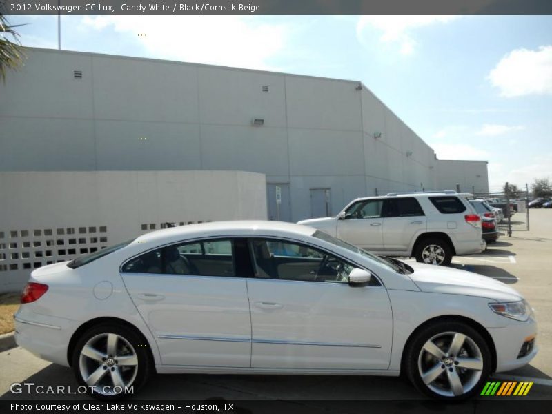 Candy White / Black/Cornsilk Beige 2012 Volkswagen CC Lux