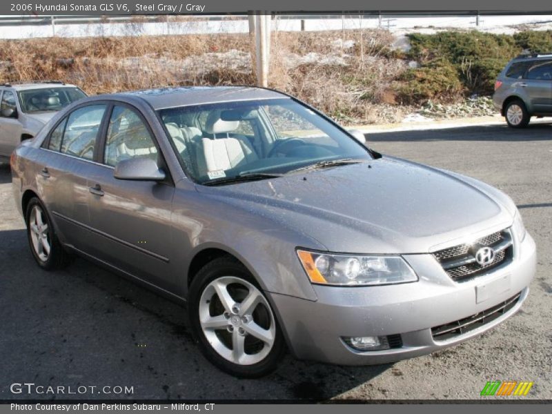 Steel Gray / Gray 2006 Hyundai Sonata GLS V6