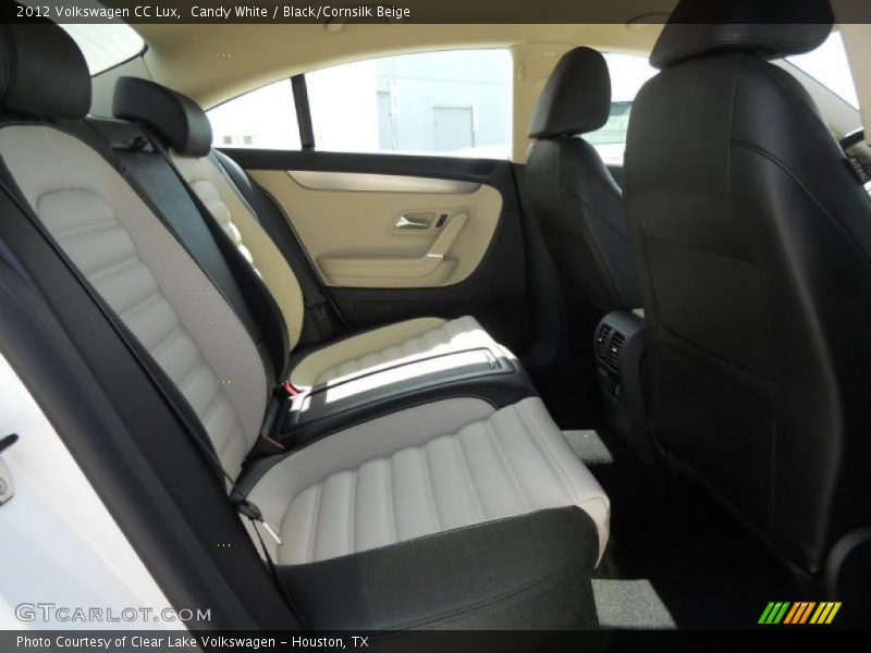 Candy White / Black/Cornsilk Beige 2012 Volkswagen CC Lux