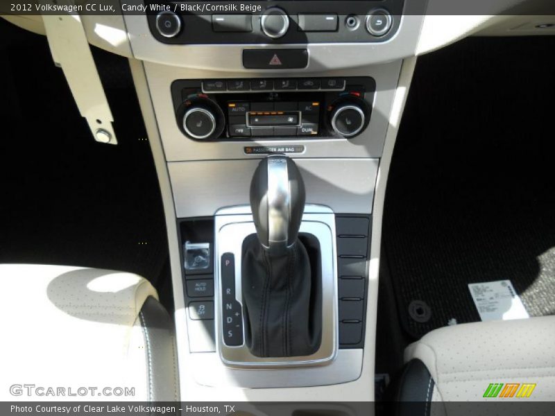 Candy White / Black/Cornsilk Beige 2012 Volkswagen CC Lux