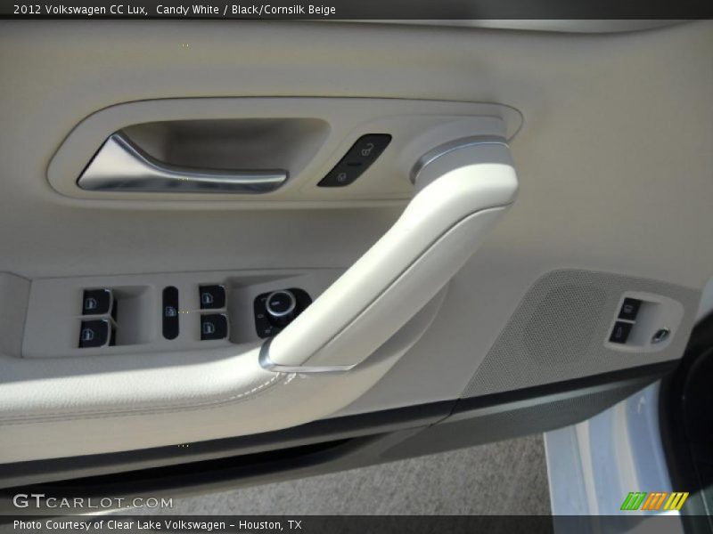 Candy White / Black/Cornsilk Beige 2012 Volkswagen CC Lux