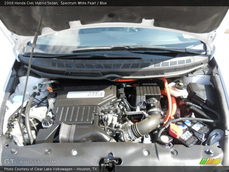  2009 Civic Hybrid Sedan Engine - 1.3 Liter SOHC 8-Valve i-VTEC 4 Cylinder IMA Gasoline/Electric Hybrid
