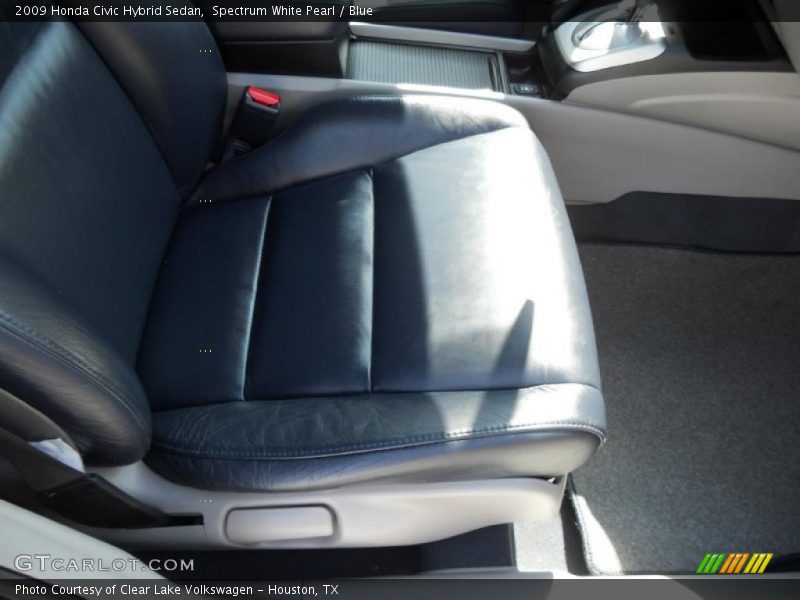  2009 Civic Hybrid Sedan Blue Interior