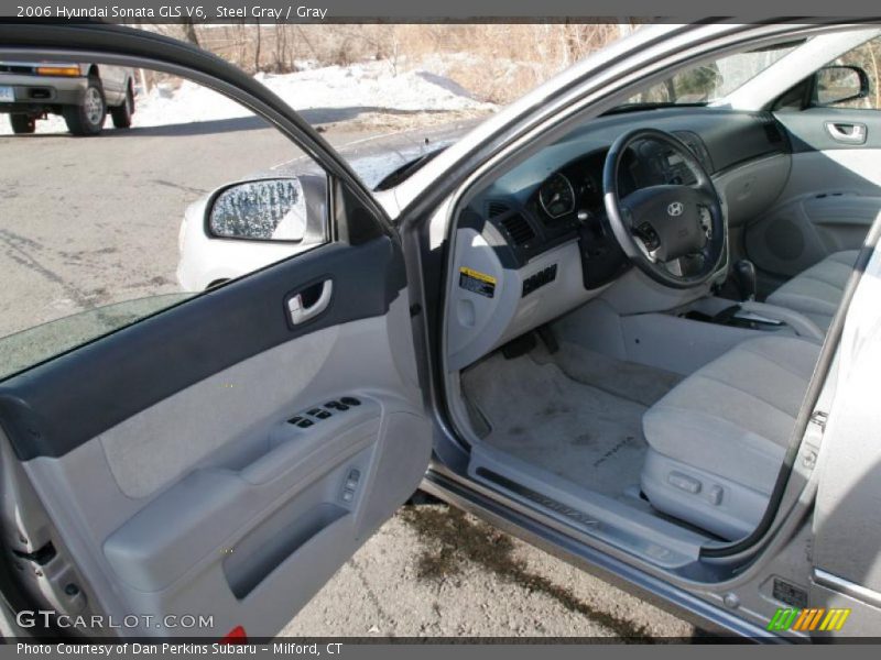 Steel Gray / Gray 2006 Hyundai Sonata GLS V6