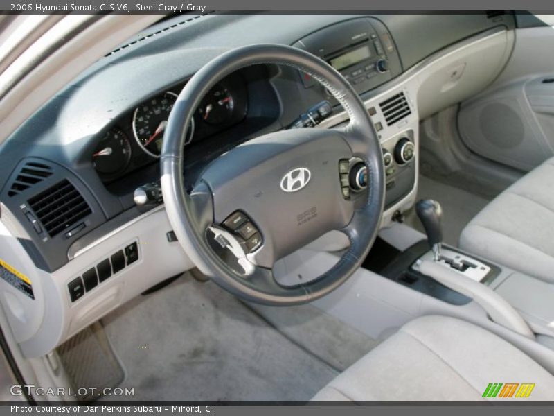Steel Gray / Gray 2006 Hyundai Sonata GLS V6
