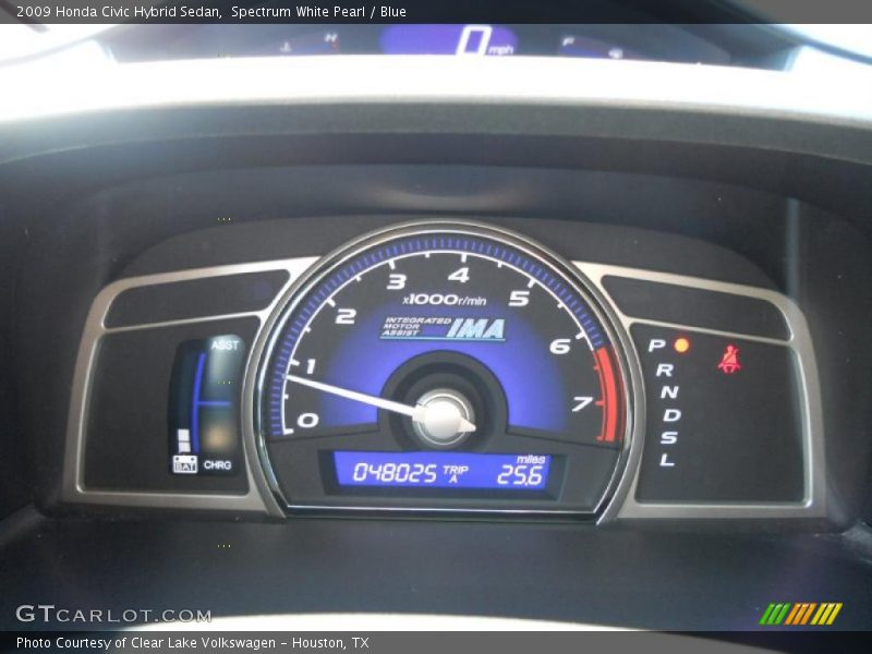  2009 Civic Hybrid Sedan Hybrid Sedan Gauges