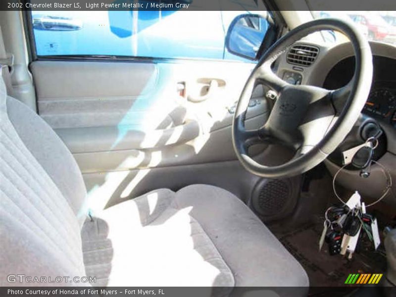 Light Pewter Metallic / Medium Gray 2002 Chevrolet Blazer LS
