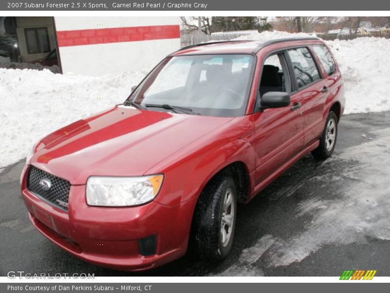 Garnet Red Pearl / Graphite Gray 2007 Subaru Forester 2.5 X Sports