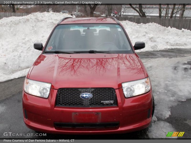 Garnet Red Pearl / Graphite Gray 2007 Subaru Forester 2.5 X Sports