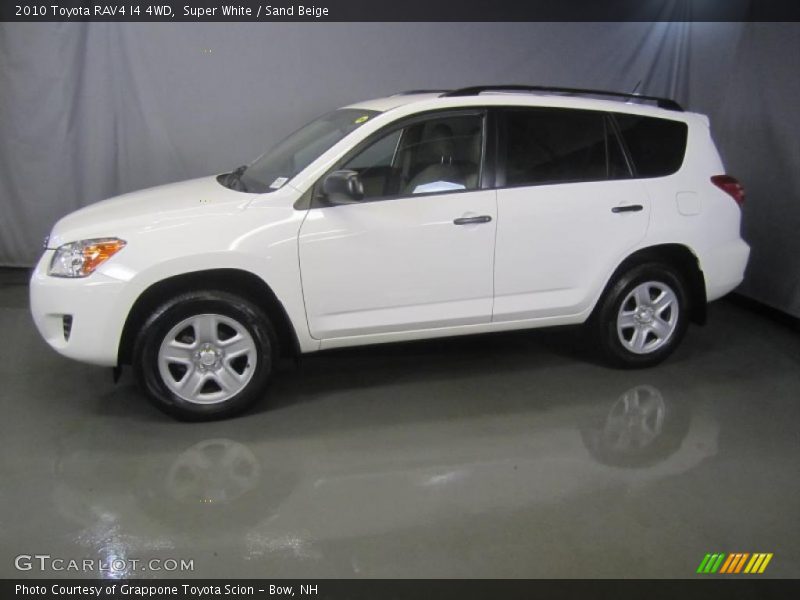 Super White / Sand Beige 2010 Toyota RAV4 I4 4WD