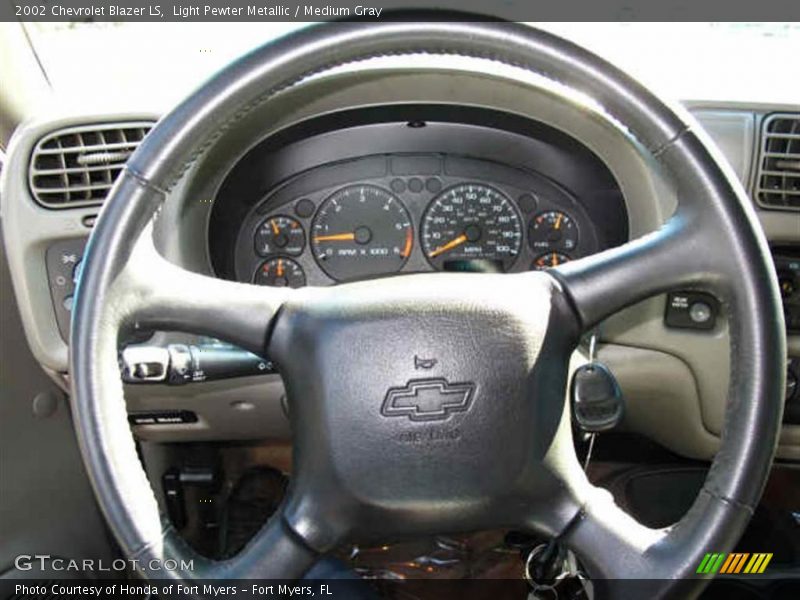Light Pewter Metallic / Medium Gray 2002 Chevrolet Blazer LS