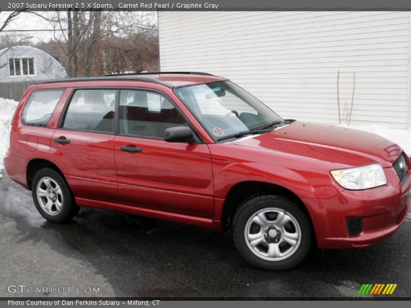 Garnet Red Pearl / Graphite Gray 2007 Subaru Forester 2.5 X Sports