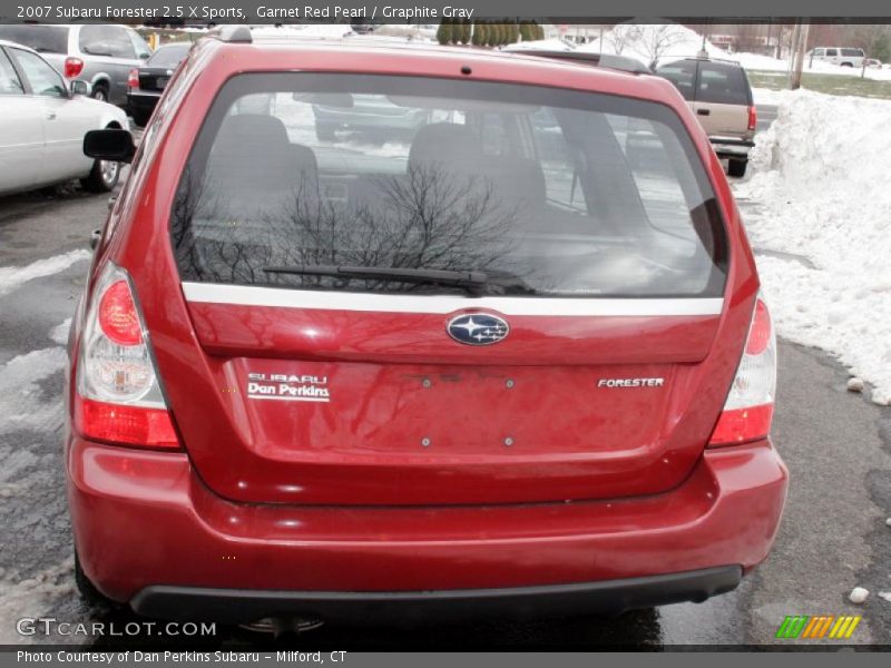 Garnet Red Pearl / Graphite Gray 2007 Subaru Forester 2.5 X Sports