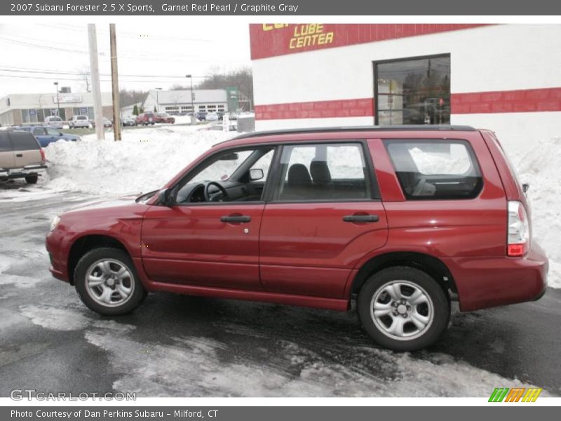 Garnet Red Pearl / Graphite Gray 2007 Subaru Forester 2.5 X Sports