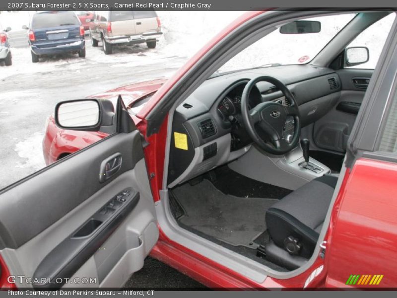 Garnet Red Pearl / Graphite Gray 2007 Subaru Forester 2.5 X Sports
