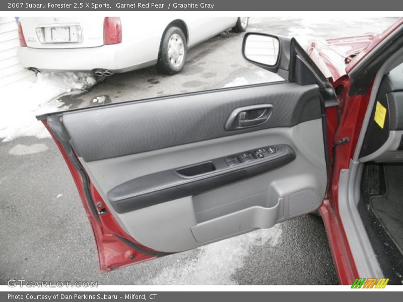 Garnet Red Pearl / Graphite Gray 2007 Subaru Forester 2.5 X Sports