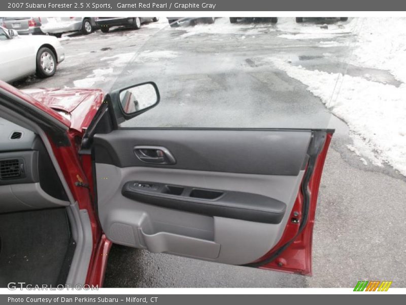 Garnet Red Pearl / Graphite Gray 2007 Subaru Forester 2.5 X Sports