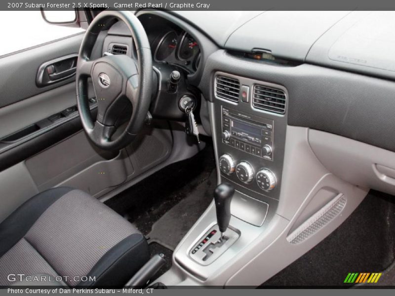 Garnet Red Pearl / Graphite Gray 2007 Subaru Forester 2.5 X Sports