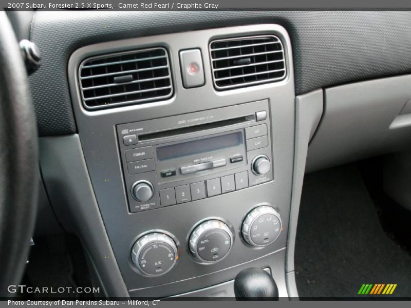 Garnet Red Pearl / Graphite Gray 2007 Subaru Forester 2.5 X Sports