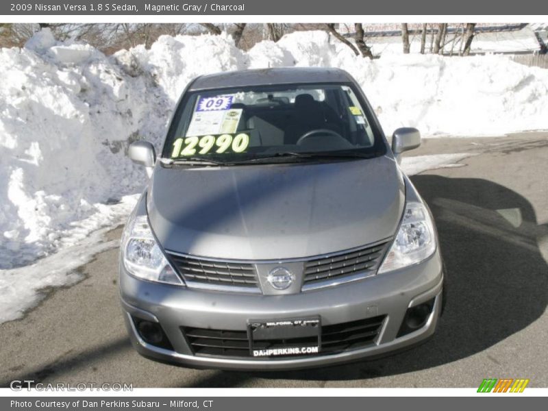 Magnetic Gray / Charcoal 2009 Nissan Versa 1.8 S Sedan