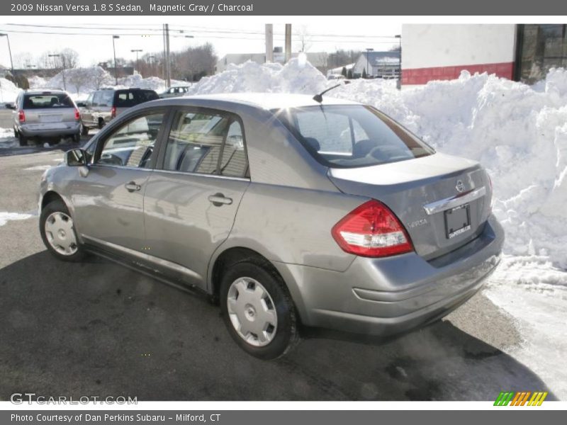 Magnetic Gray / Charcoal 2009 Nissan Versa 1.8 S Sedan