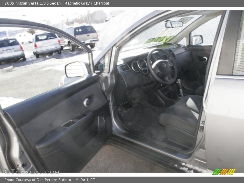 Magnetic Gray / Charcoal 2009 Nissan Versa 1.8 S Sedan
