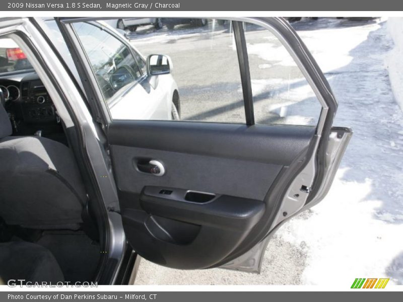 Magnetic Gray / Charcoal 2009 Nissan Versa 1.8 S Sedan