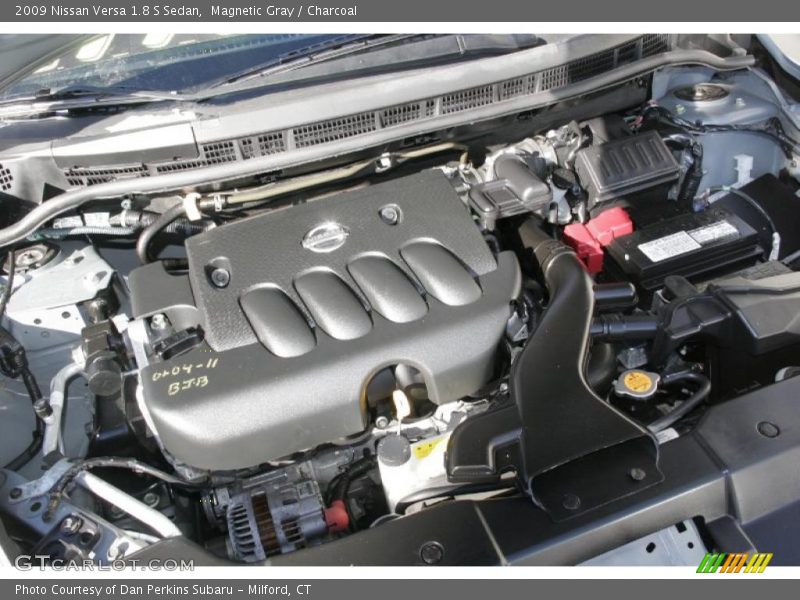 Magnetic Gray / Charcoal 2009 Nissan Versa 1.8 S Sedan
