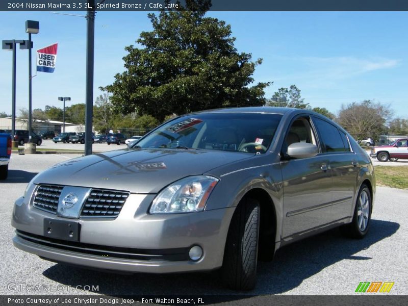 Spirited Bronze / Cafe Latte 2004 Nissan Maxima 3.5 SL