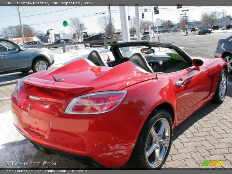 Chili Pepper Red / Black 2008 Saturn Sky Roadster