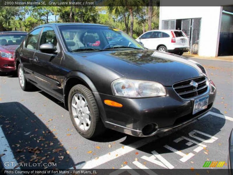 Gray Lustre Metallic / Frost 2000 Nissan Maxima SE