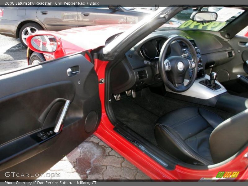Chili Pepper Red / Black 2008 Saturn Sky Roadster