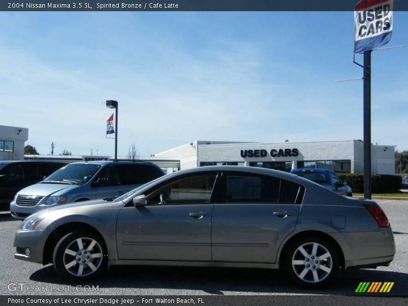 Spirited Bronze / Cafe Latte 2004 Nissan Maxima 3.5 SL