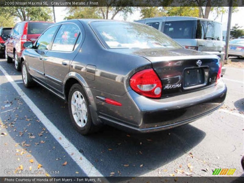 Gray Lustre Metallic / Frost 2000 Nissan Maxima SE