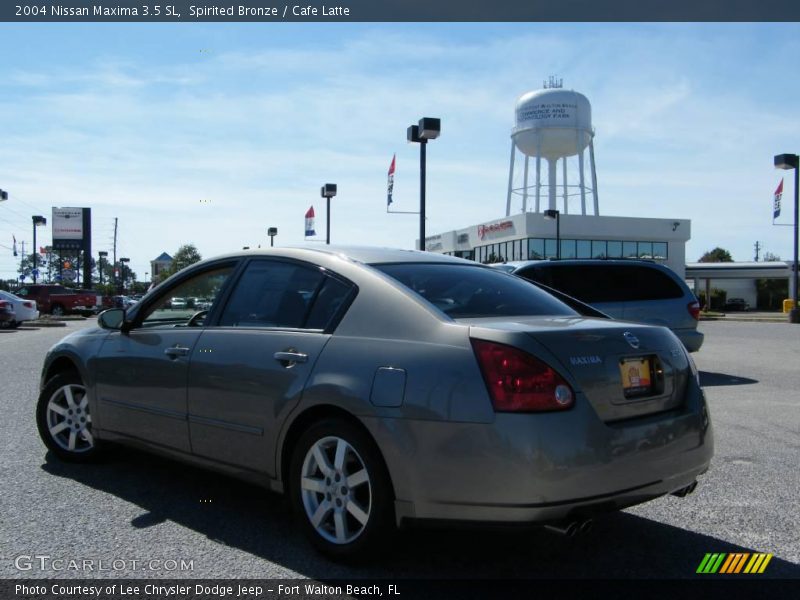 Spirited Bronze / Cafe Latte 2004 Nissan Maxima 3.5 SL