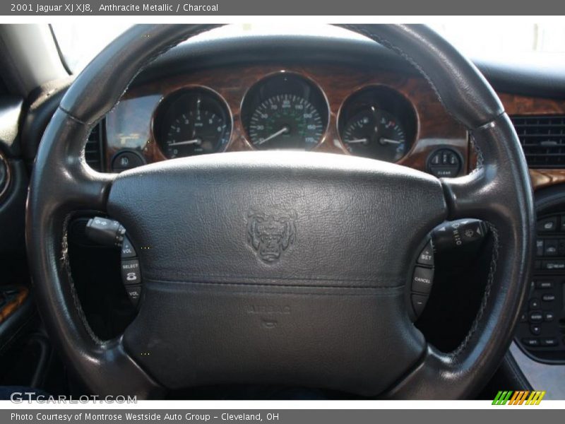 Anthracite Metallic / Charcoal 2001 Jaguar XJ XJ8