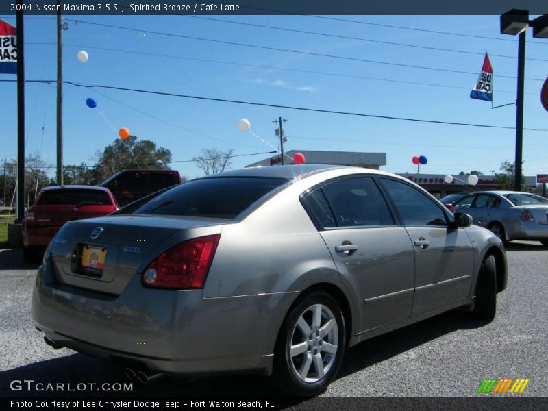 Spirited Bronze / Cafe Latte 2004 Nissan Maxima 3.5 SL