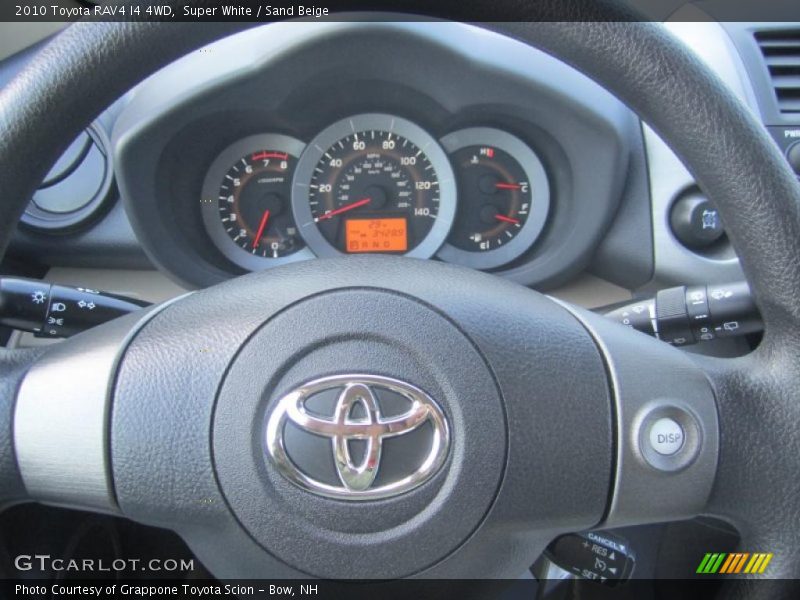 Super White / Sand Beige 2010 Toyota RAV4 I4 4WD