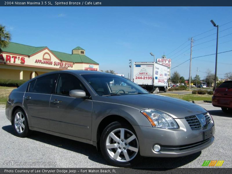 Spirited Bronze / Cafe Latte 2004 Nissan Maxima 3.5 SL