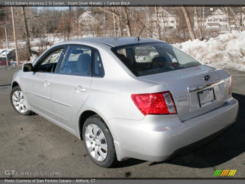 Spark Silver Metallic / Carbon Black 2010 Subaru Impreza 2.5i Sedan