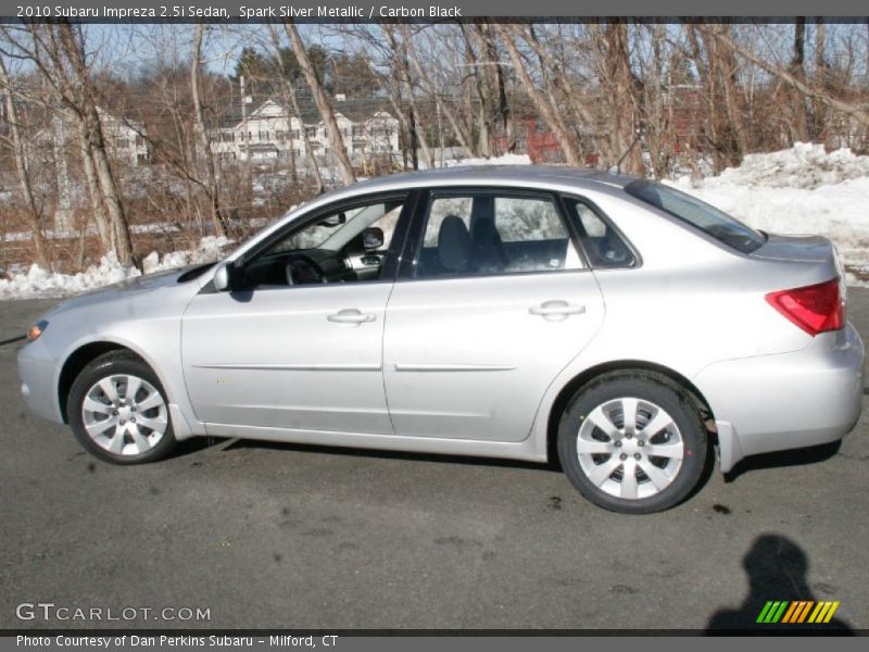 Spark Silver Metallic / Carbon Black 2010 Subaru Impreza 2.5i Sedan