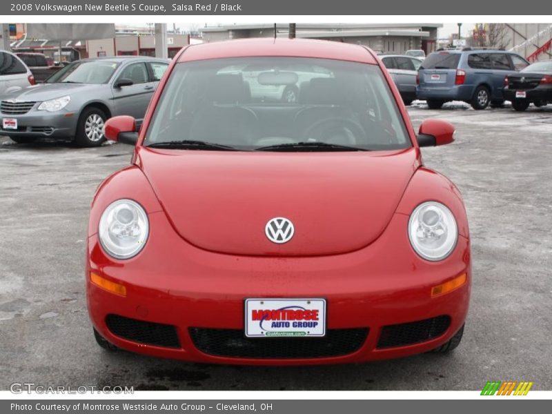 Salsa Red / Black 2008 Volkswagen New Beetle S Coupe