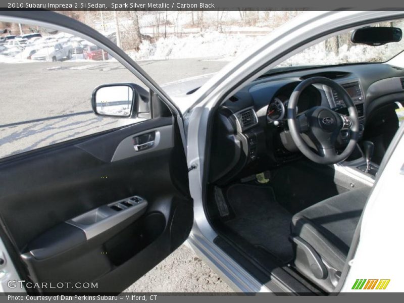Spark Silver Metallic / Carbon Black 2010 Subaru Impreza 2.5i Sedan