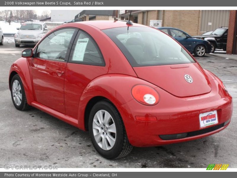 Salsa Red / Black 2008 Volkswagen New Beetle S Coupe
