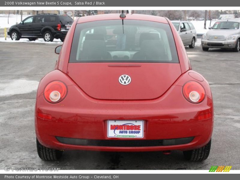 Salsa Red / Black 2008 Volkswagen New Beetle S Coupe