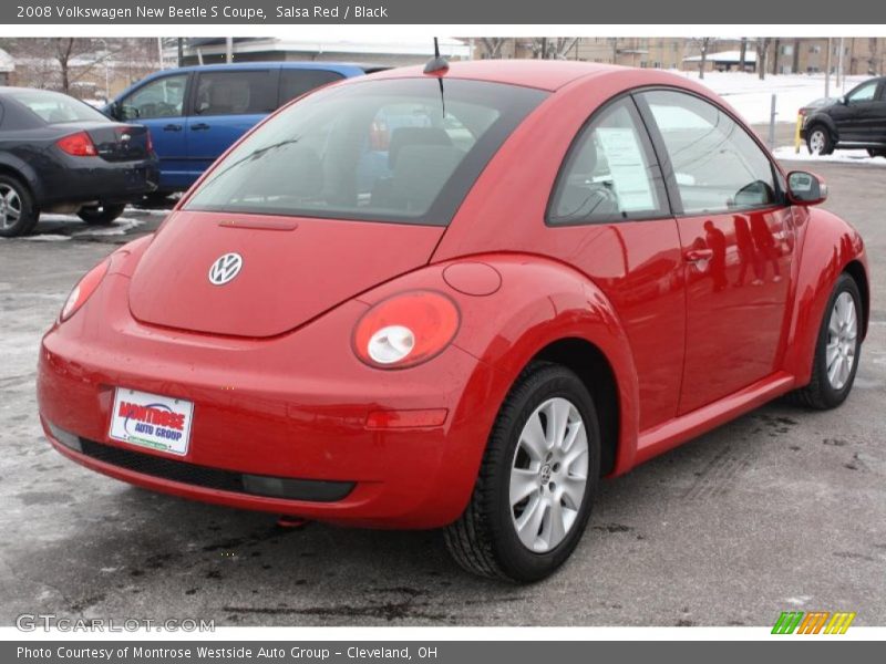 Salsa Red / Black 2008 Volkswagen New Beetle S Coupe