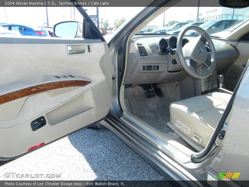Spirited Bronze / Cafe Latte 2004 Nissan Maxima 3.5 SL