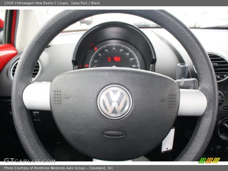 Salsa Red / Black 2008 Volkswagen New Beetle S Coupe