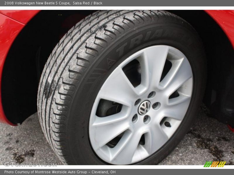 Salsa Red / Black 2008 Volkswagen New Beetle S Coupe